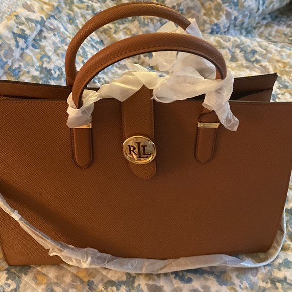 Womens Lauren Ralph Lauren Handbag/Briefcase Tan - Picture 4 of 15